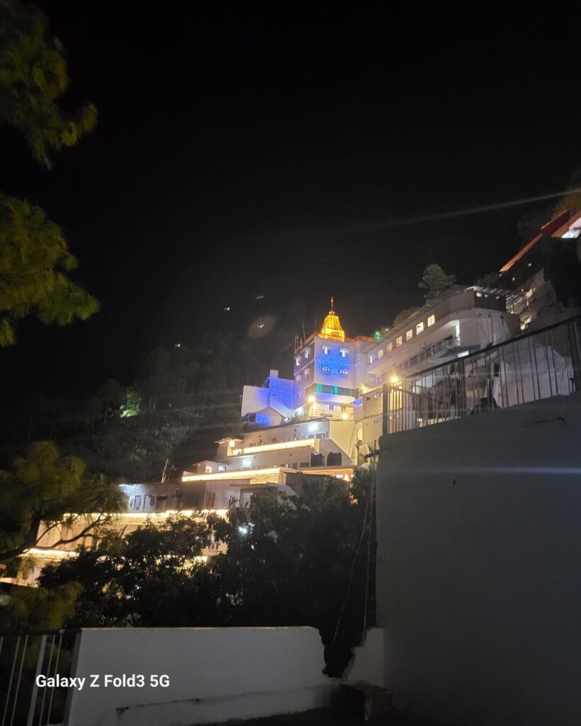 Night View of Vaishno Devi