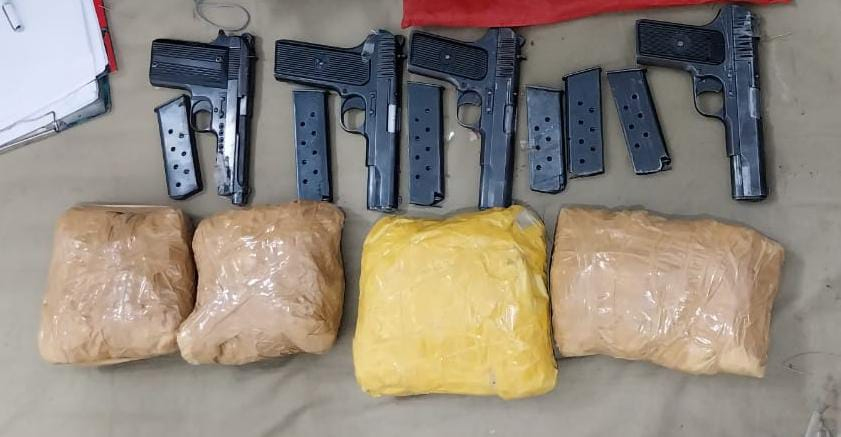 Arms and Ammunition Seized from Forested Area in Kupwara, J&K
