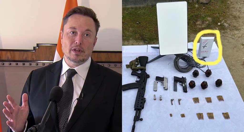 Elon Musk Denies Claims of Starlink Use in Manipur as Satellite Beams Are Disabled Over India