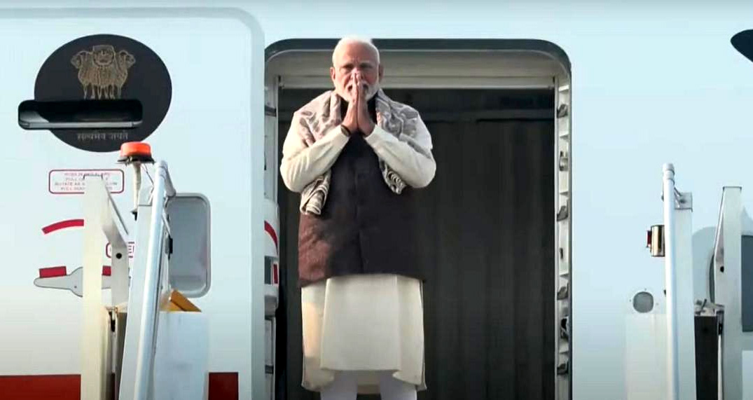 PM Modi Begins 2-Day Trip to Kuwait, Aiming to Solidify Blueprint for Future Partnership