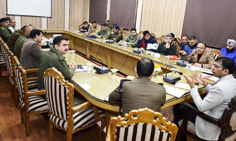 Anshul Garg, CEO of SMVDSB, Chairs Meeting in Katra on Tuesday.