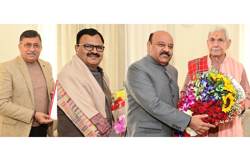 DyCM, Javed Rana, and Vibodh Meet with LG