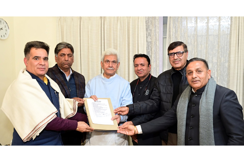BJP Leaders Meeting with the Lieutenant Governor
