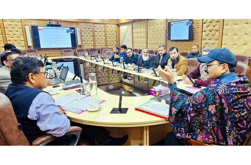 Rana Advocates for the Self-Reliance of JKFDC